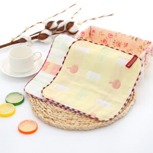 Graphic Yellow / 25*25 square towel
