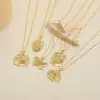 Wholesale Hot-Selling Retro Fashion Dinosaur Design Pendant Collarbone Chain Copper Necklace Halloween Matching