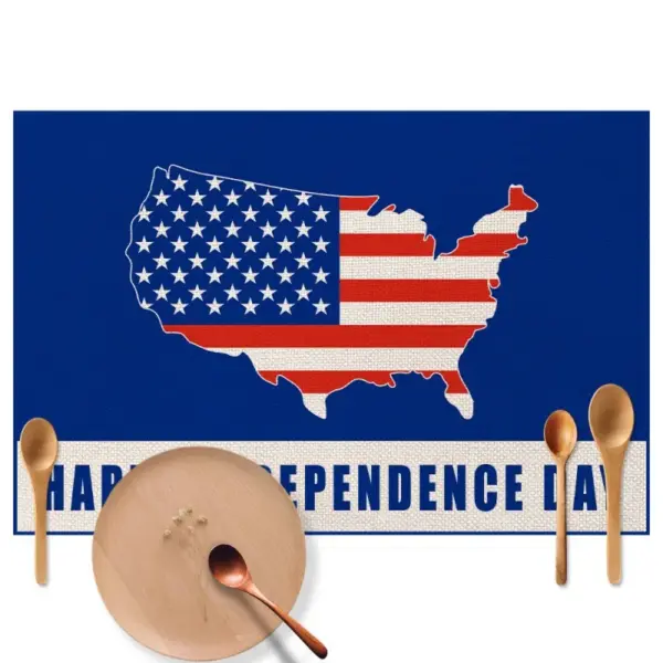 Wholesale Independence Day Themed Placemat And Napkin Set For Festive Dining