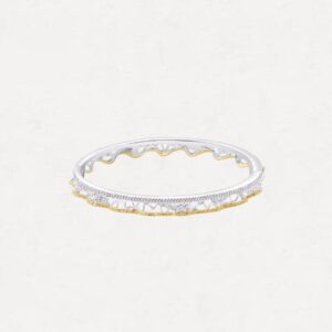 Sz631 narrow silver color skirt lace bracelet