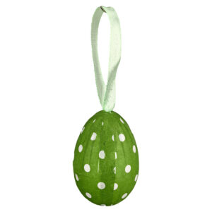 4*6cm paper-wrapped egg easter egg polka dot green 1 piece