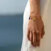 Wholesale Round Beading Bracelet For Women In 304 Stainless Steel With 18K Real Gold Plated PVD Coated Finish Featuring Round Bead Chain