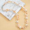 Wholesale Simple and Personalized Fashion Beach Style Starfish Shell Braided Necklace Hawaiian Style Shell Series Necklace