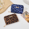 oly-7ec573e2cb95061fcd7cc1981c093c73 Wholesale Leopard print short wallet, small export bag, mini coin purse, student card holder.