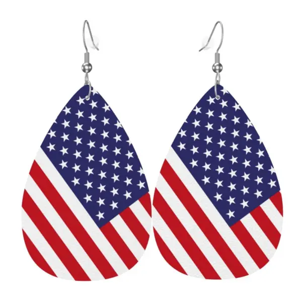 Wholesale Ethnic Style Heart Shape Acrylic Earrings With 925 Sterling Silver Posts, Unisex Design