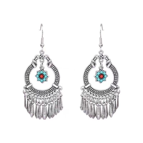 Wholesale Minority Style Niche Design High-end Earrings Women's Retro Court Long Tassel Elegant Dai Earrings