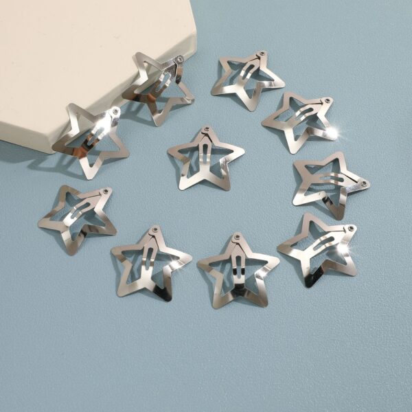 Wholesale Selling Five-Pointed Star Bb Hair Clip Sweet Cool Cute Bangs Clip Star Hair Clip Hair Accessories Side Clip