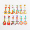 oly-7f1523aa456763e9c2ad1a7ff25e2d72 Wholesale Carnival Music Festival Earrings Fashion Personality Rainbow Guitar Musical Instrument Ear Jewelry
