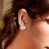 oly-7f3c4fbaa4a47d8a2c2140a28b2ddb49 Wholesale Jewelry Gift Peach Heart Earrings Exaggerated Baroque Pearl Love Earrings Valentine's Day Earrings