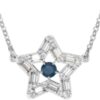 Wholesale Copper zircon evil eye necklace with pearl tassel clavicle chain pendant