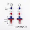 Wholesale Handmade Ethnic Style Acrylic Cross Earrings With 304 Stainless Steel Ear Pins For Women