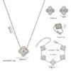 Wholesale Lucky Heart Jewelry Set For Women By Litmus, 304 Stainless Steel With 18K Real Gold PVD Coated, Featuring Cable Chain