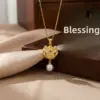 Wholesale Lion Pendant Necklace For Men And Women, Made Of Durable Titanium Steel, Stylish And Elegant Jewelry
