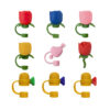 oly-7f8c40c79817eae6c2d5259e022d17fd Wholesale Valentine's Day Rose Straw Dust Plug Cupid's Arrow Straw Dust Cap Food Grade Silicone Straw Cover