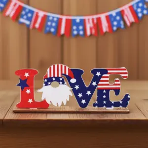A Style Love Wooden Ornament