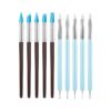 Wholesale Factory wholesale log point drill pen 5 double head point ball pen indentation pen acrylic point flower pen nail pen suit