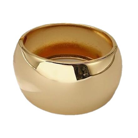 Wholesale Popular Wide Version Bracelet for Women Electroplated Zinc Alloy Glossy Simple Pattern Design Personalized Bracelet Jewelry