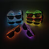 Wholesale Bar nightclub mosaic wireless luminous glasses cold light sunglasses party LED disco atmosphere equipment props