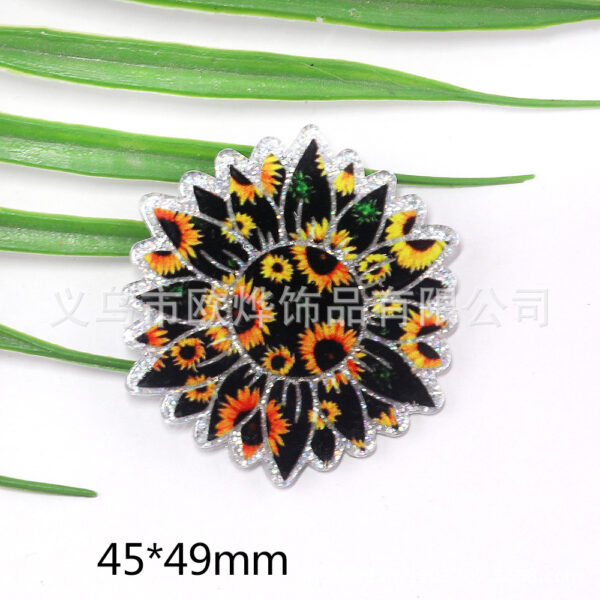 oly-7fecb425edcf435ca703bcb4caeb1245 Wholesale loose powder cartoon rabbit princess letter jewelry acrylic pin DIY patch accessories