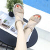 Wholesale Summer Sandals Women’s Lightweight Sporty Comfortable Rubber plus size Sandals