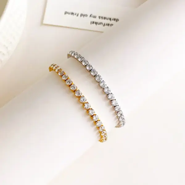 Wholesale PVD Coated 18K Gold Real Gold Plated Geometric 304 Stainless Steel Fashion Waterproof Non Tarnish 304 Stainless Steel Bracelets