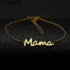 Wholesale Mama Letter Titanium Steel Plating Bracelets