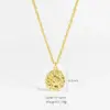 Wholesale Light Luxury Style 18K Gold Plated Zircon Texture Cross Pendant Necklace Retro Versatile Daily Classic Collarbone Chain
