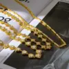 Wholesale Geometric Necklace For Women Featuring 304 Stainless Steel With 18K Real Gold PVD Coated Plating And Rhinestones On A Tennis Chain