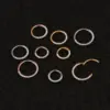 Wholesale 1 Piece 316L Stainless Steel Zircon Ear Cartilage Rings & Studs Geometric Waterproof Non Tarnish Surgical Steel Ear Cartilage Rings & Studs