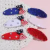 Wholesale American Independence Day Butterfly Decorative Hair Clip Girl Star Hair Accessory Shiny Highlight Rainbow
