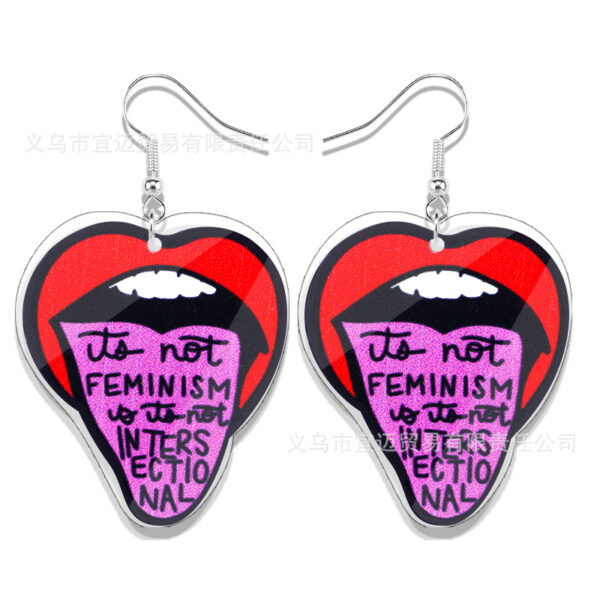 Wholesale explosions carnival earrings children mask party girl earrings acrylic jewelry