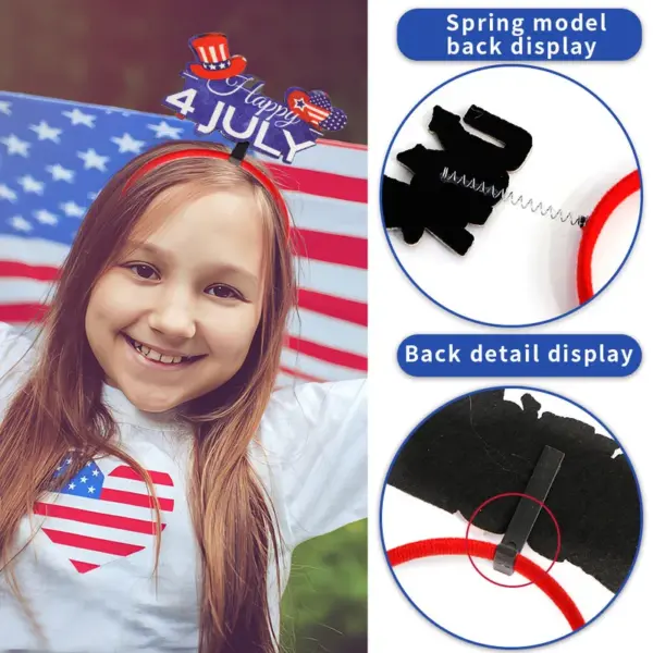 Wholesale Independence Day Plastic Headband, Festive Accessory For Party And Celebration