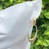 Wholesale Elegant Fashion Earrings Copper Plated 18K Gold Luxury Women Irregular Design Jewelry Accessories Cute Beach Style Modern Style Inlaid