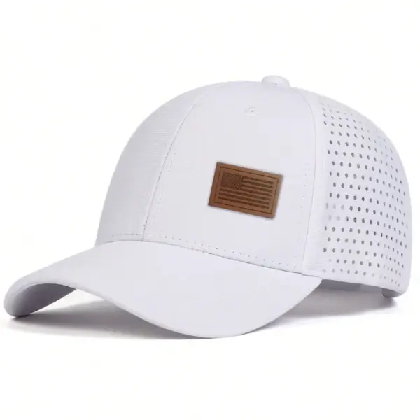Wholesale American Flag Women's Casual Outdoor Baseball Cap With Curved Brim, Made Of Durable Polyester