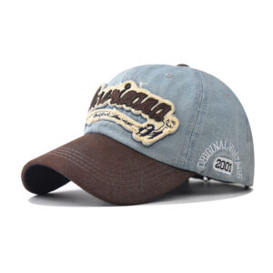 Wholesale Cross-border New Men's and Women's Washed Denim America Baseball Cap Scrub Super Good Hand high quality Cap