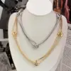 Wholesale U Shape Necklace For Unisex, Waterproof Non Tarnish Brass With 18K Gold Plated PVD Coated Finish And Twisted Rope Chain