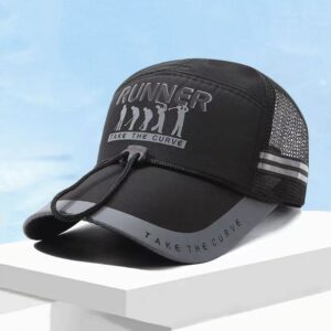 Black [mesh breathable run] / One size fits all【56-60】
