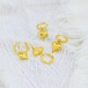 Wholesale Valentine's Day Jewelry Love Ear Buckle Simple Fashion Small Fragrant Style Stainless Steel Heart-shaped Earrings Accessories