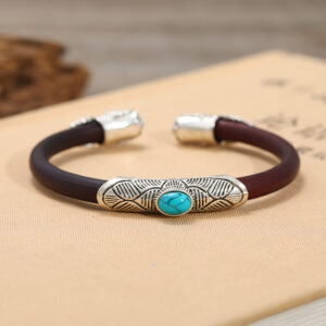Xizang silver blue stone (hand circumference 17-19cm)
