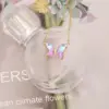 Wholesale PVD Coated 18K Gold Real Gold Plated Butterfly Stainless Steel Elegant Waterproof Non Tarnish 304 Stainless Steel Necklace