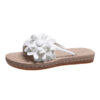 Wholesale women’s sandals summer flower soft bottom plus size women’s beach sandals one word outdoor drag batch