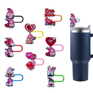 Wholesale Valentine's Day 4 Creative Cartoon Double-headed Straw Cap Shein Pvc Straw Dust Cap Universal Straw Dust Plug