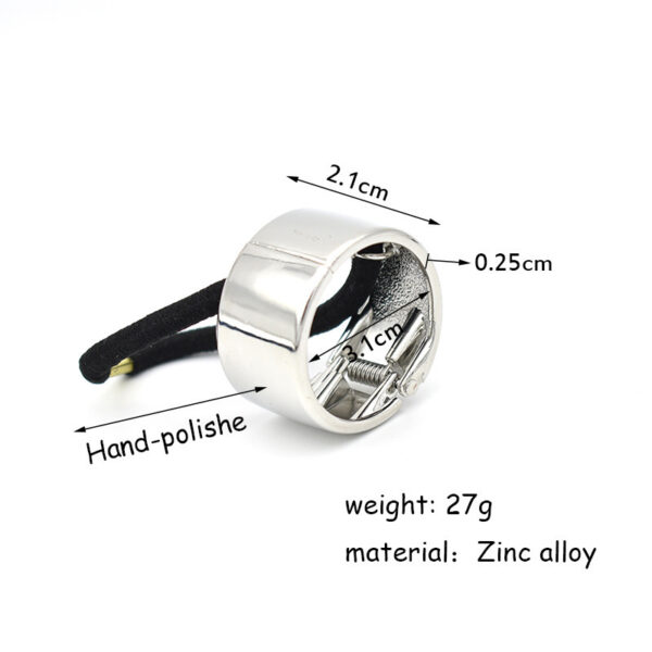 Wholesale metal horse tail buckle all-match hairband high-grade simple smooth hair tie jewelry hair ring head rope