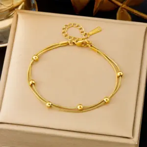 【5355】Double-layered Round Beads