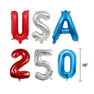 Aluminum Foil Balloons 6PCS
