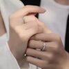 Wholesale Alloy couple rings, Valentine's Day gift