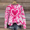 oly-820809fc8ada9fd05820c0024e3619ea Wholesale Explosions Valentine's Day Women's Top Autumn and Winter Casual Printed Round Neck Long Sleeve T-Shirt