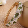 oly-821075f2cc008c5daf39841487287352 Wholesale Ethnic Cloisonne Enamel Bracelet Wide Fashion Bracelet Jewelry Bracelet