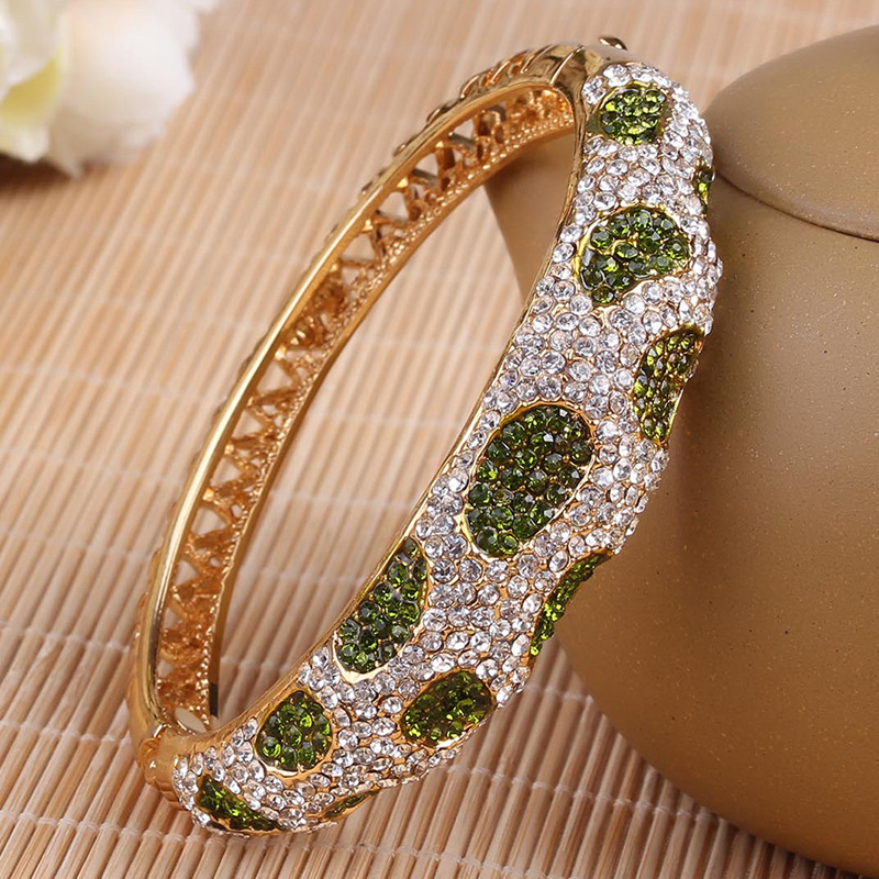 Wholesale Ethnic Cloisonne Enamel Bracelet Old Women's Korean-style Wide Fashion Bracelet Jewelry Bracelet