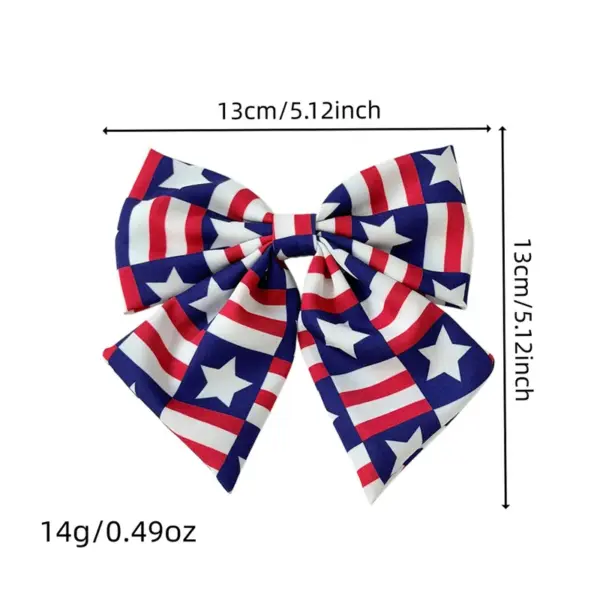 Wholesale American Flag Hairpin For Women In Multicolor Cloth, Perfect For Independence Day And Spring Celebrations